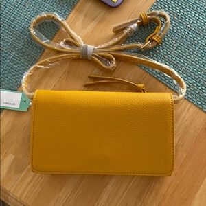 Mustard color wallet clutch